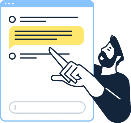 資料請求イラスト